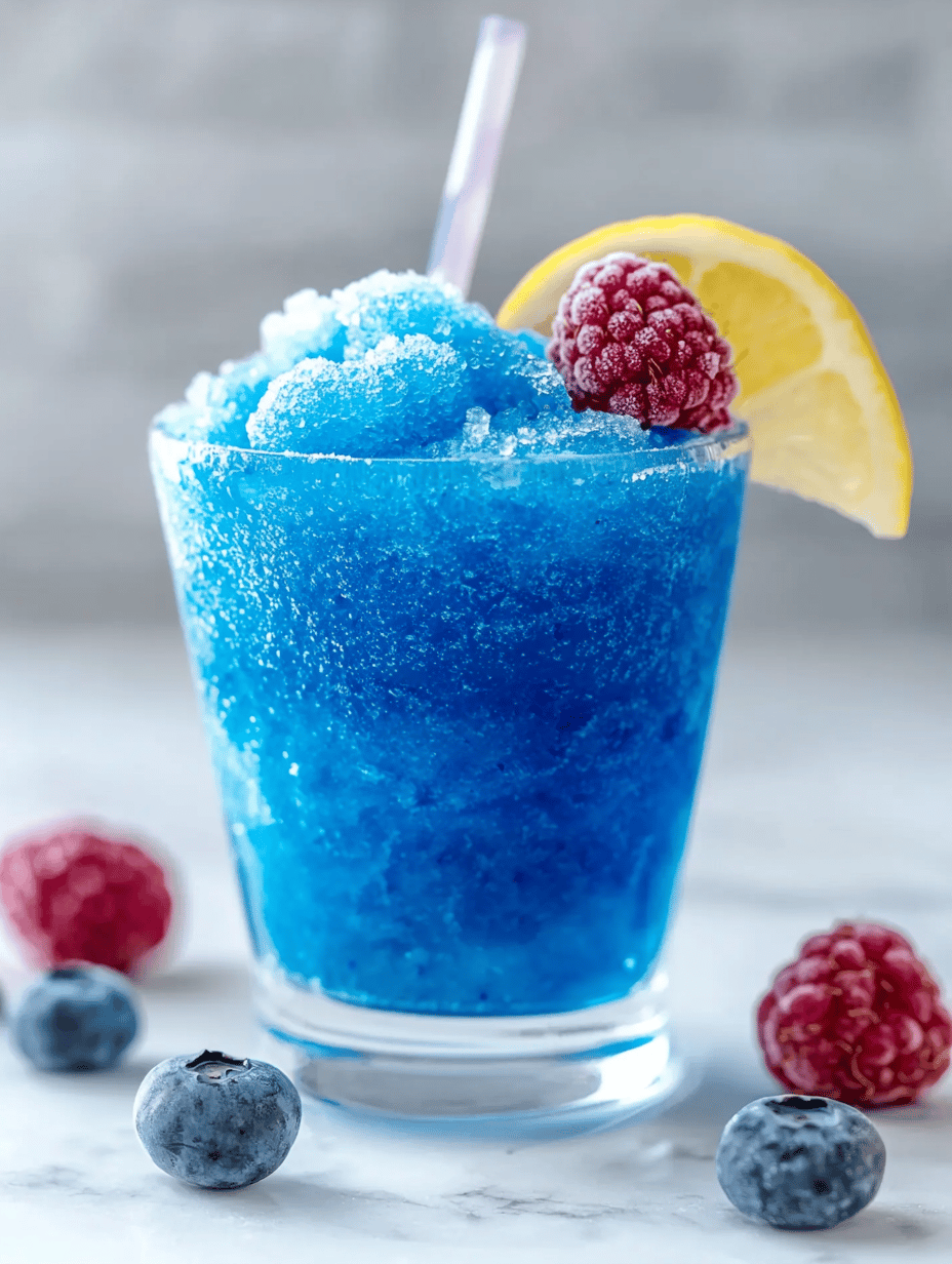 Frozen Blue Raspberry Bliss: The Unexpected Art of a Perfect Slushie