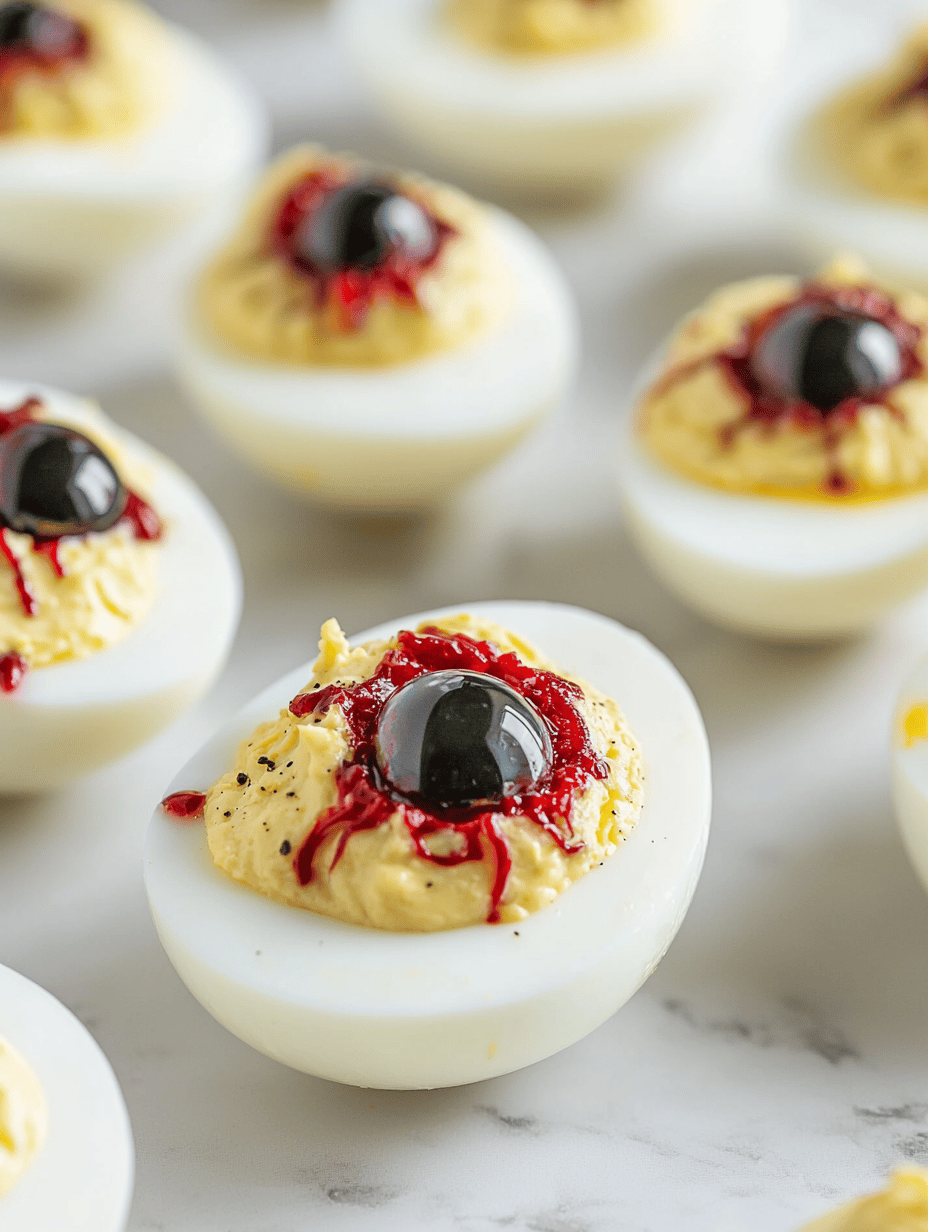 Spooky & Fun: Halloween Deviled Egg Eyeballs