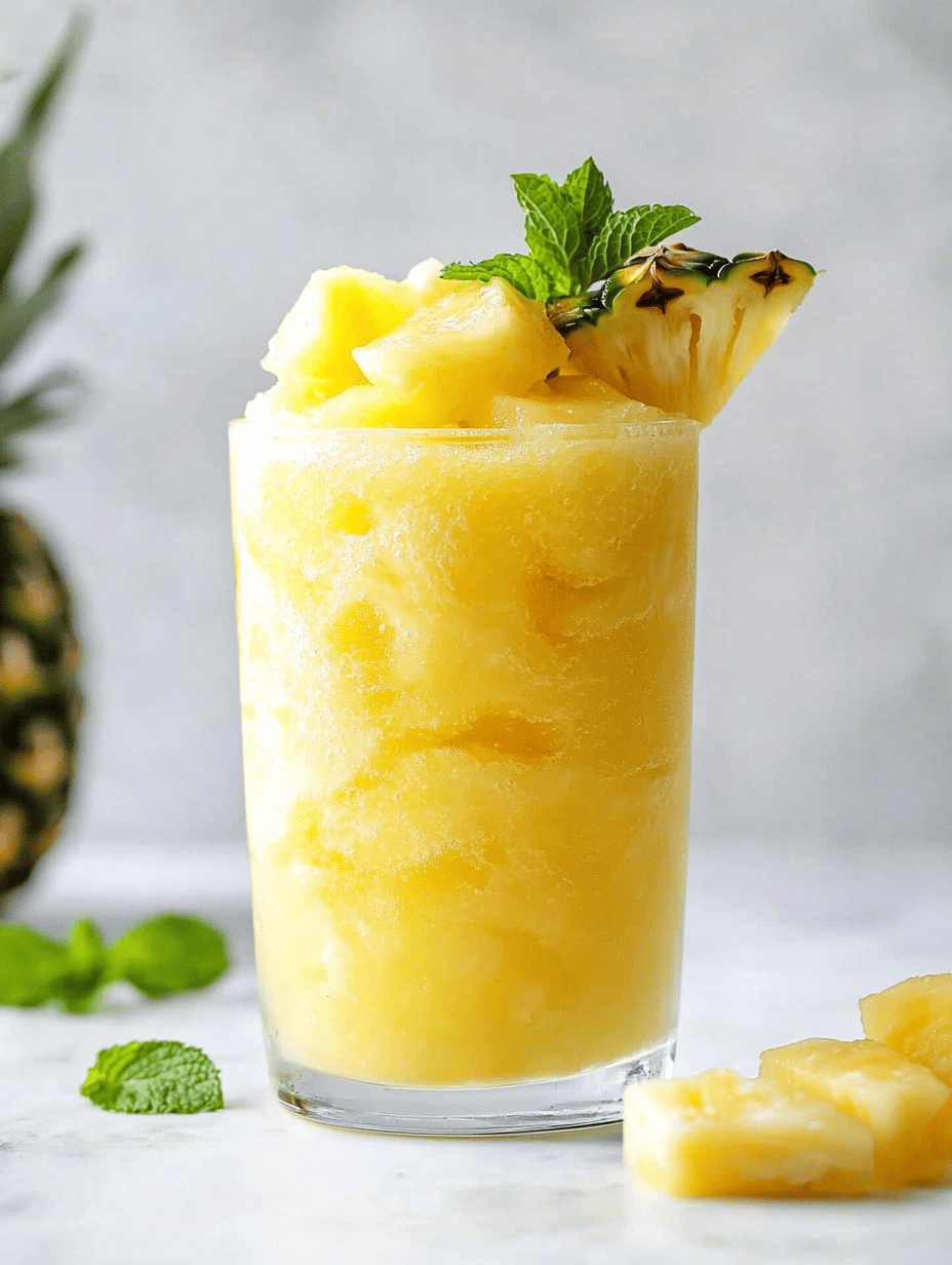 Tropical Chill: The Unexpected Charm of Frozen Pineapple Bliss