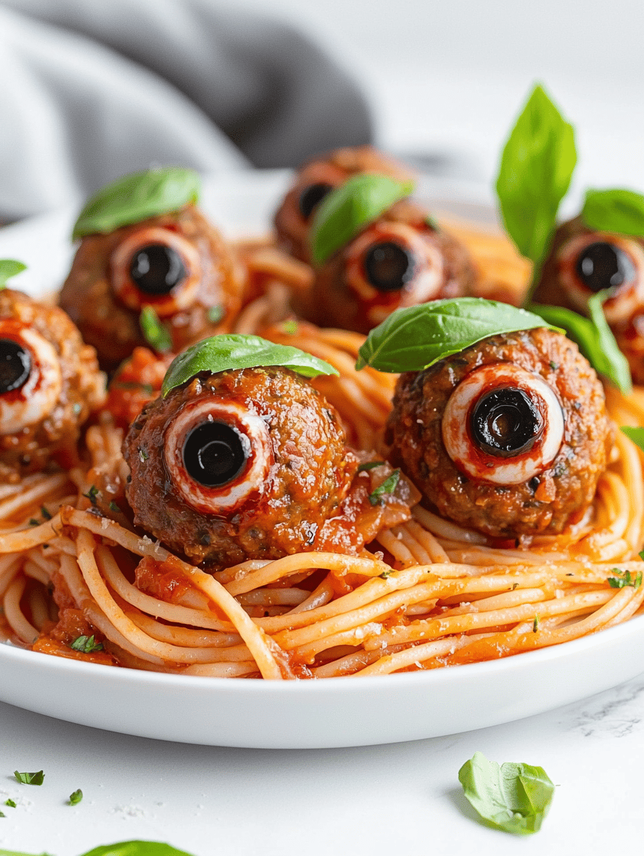 Spooky Sight & Savory Bite: Halloween Eyeball Pasta Extravaganza