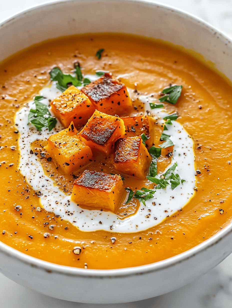 Unexpected Twist: How I Reinvented Roasted Butternut Squash Soup with a Secret Ingredient