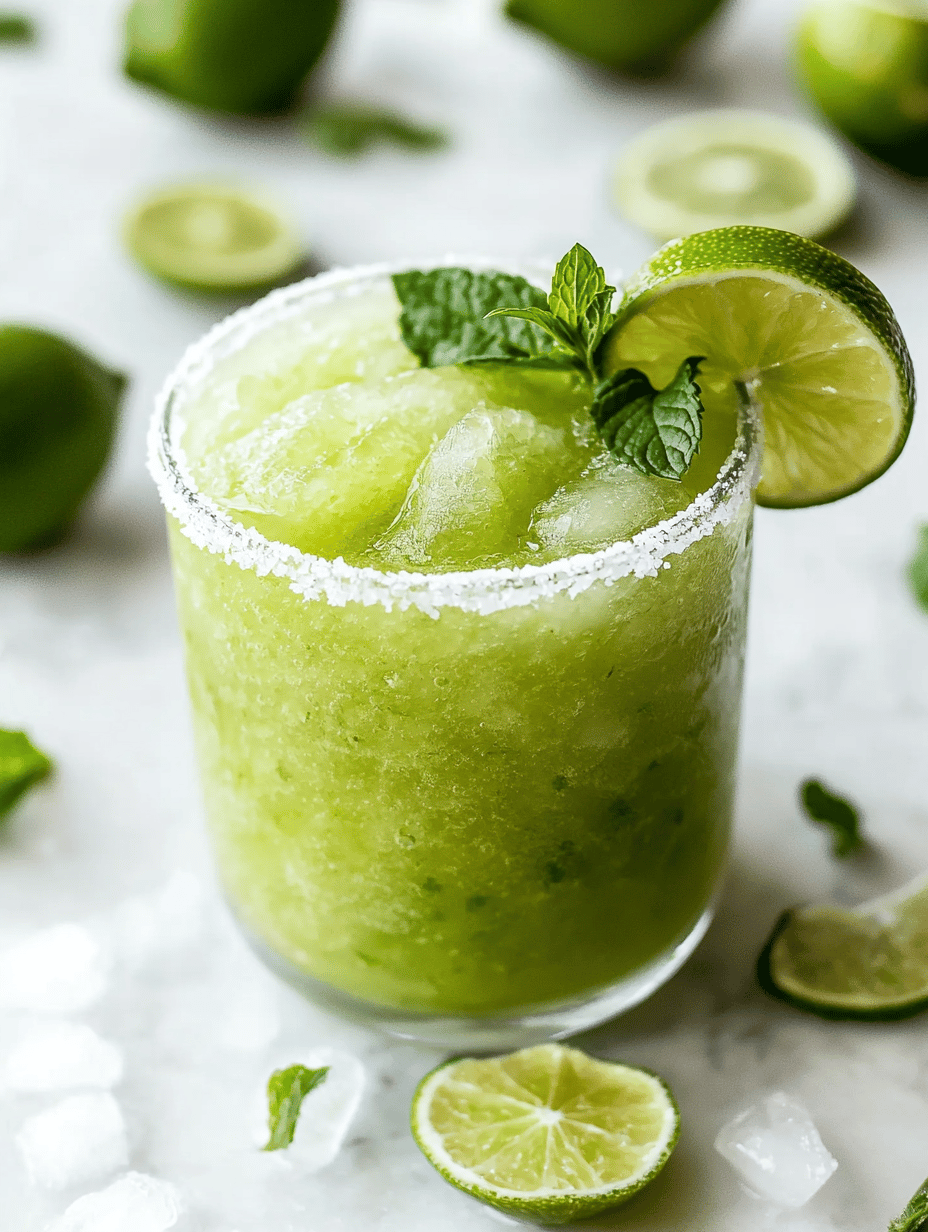 Chill Vibes: The Frozen Margarita Slushie Masterpiece