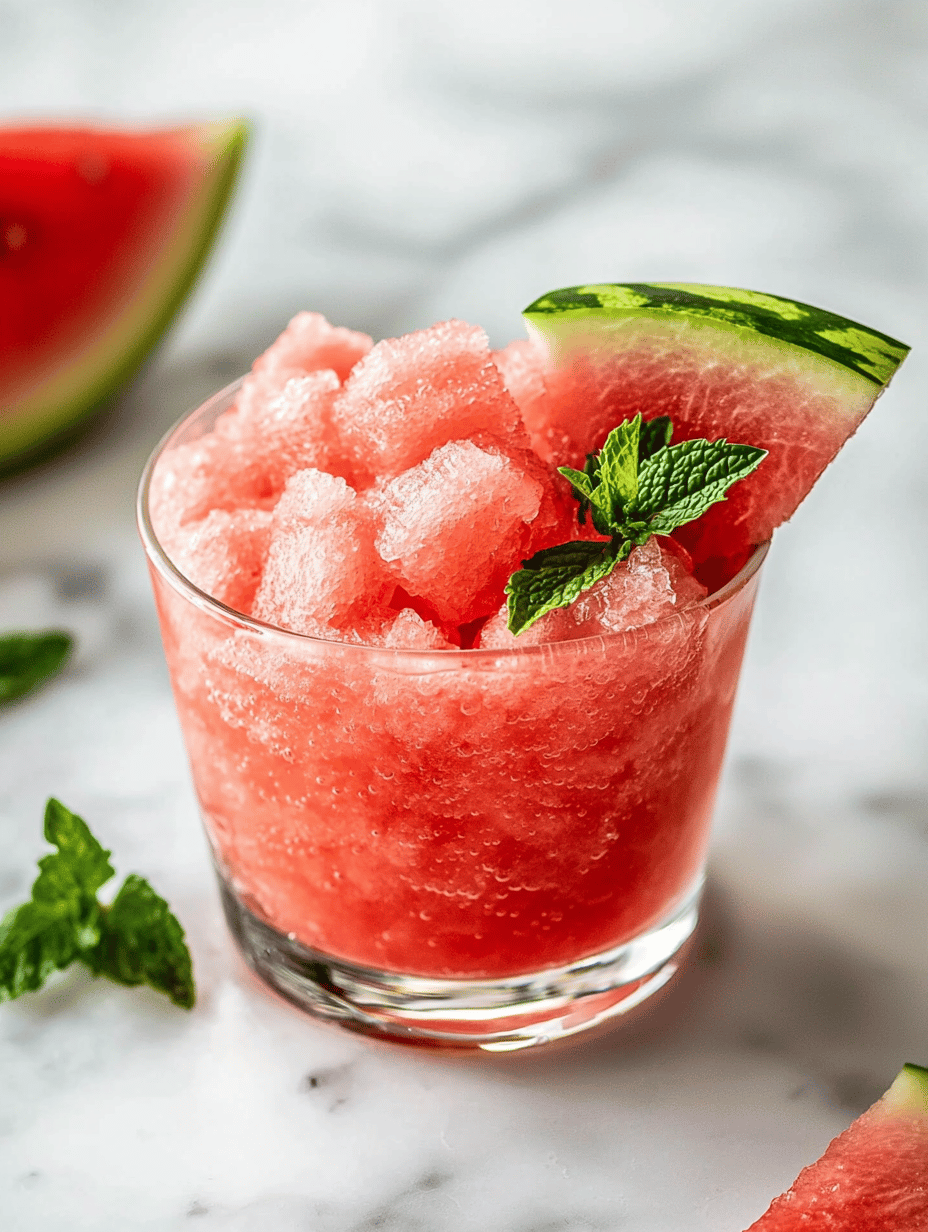The Unconventional Watermelon Slushie That Sparks Joy