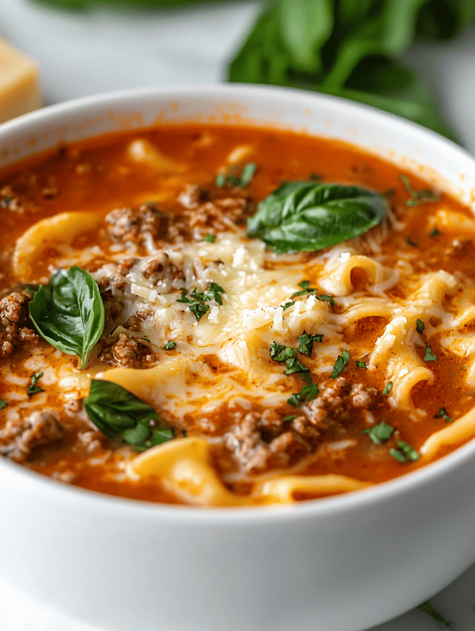 Lazy Saturday? Turn It Into a Cozy Lasagna Soup Adventure