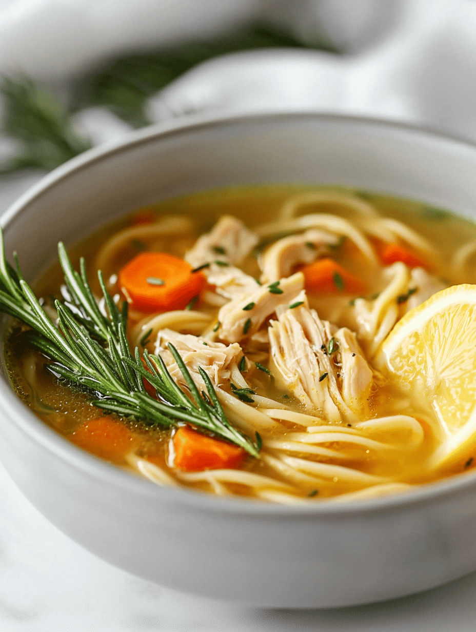 A Cozy Twist on Chicken Noodle Soup for Fall