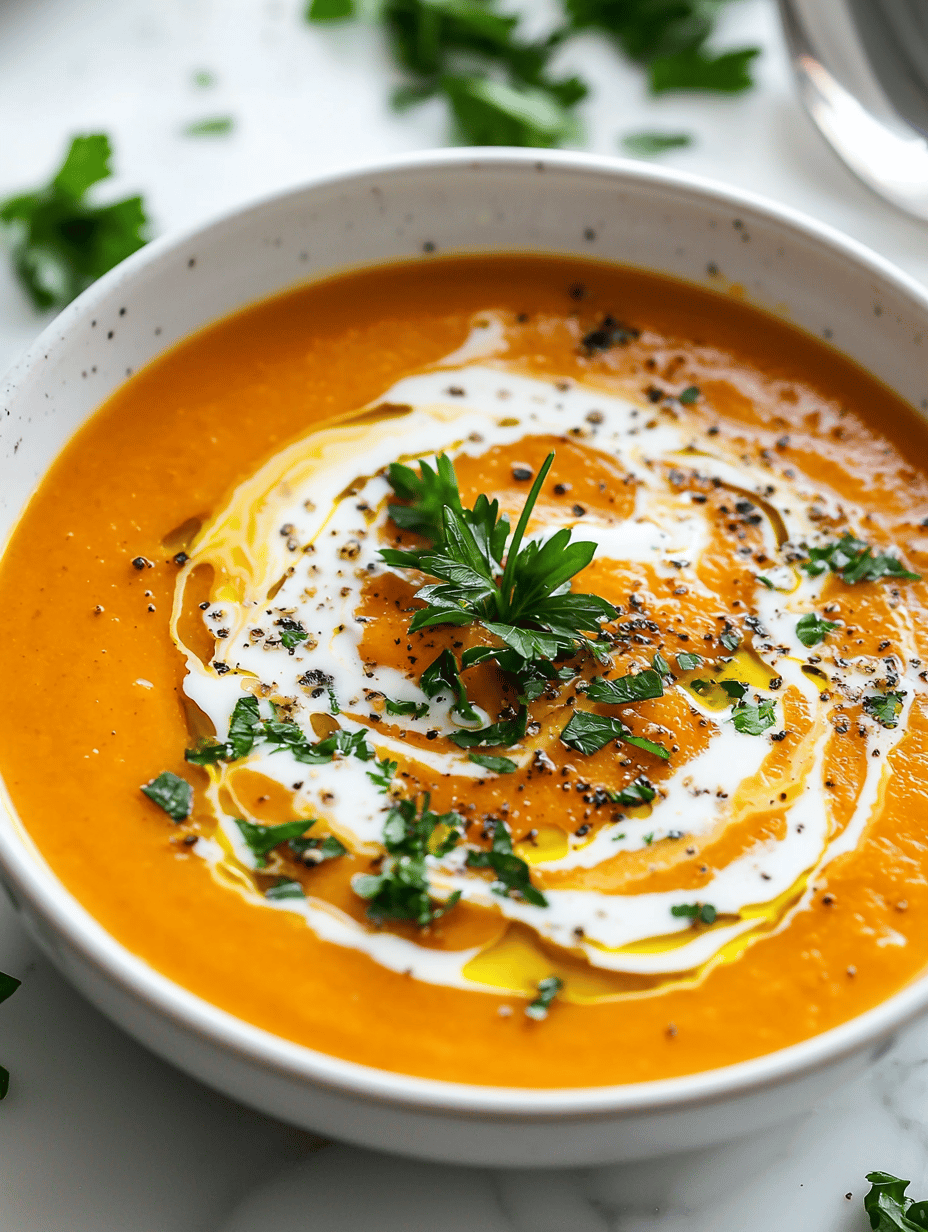 Autumnal Spice & Cream: Roasted Butternut Squash & Carrot Soup