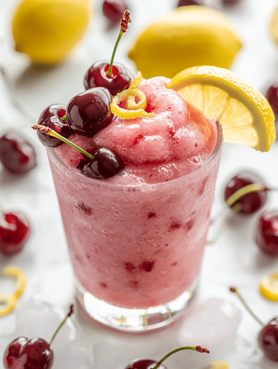 The Cherry Slushie Secret: A Cool Twist on Classic Summer Sips