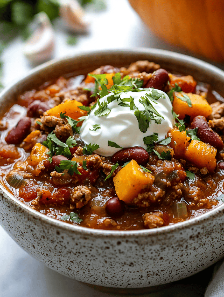 Autumn’s Secret: Slow Cooker Pumpkin Chili with a Twist