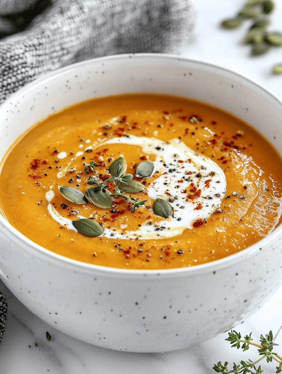 Embrace Autumn: The Cozy Charm of Creamy Pumpkin Soup