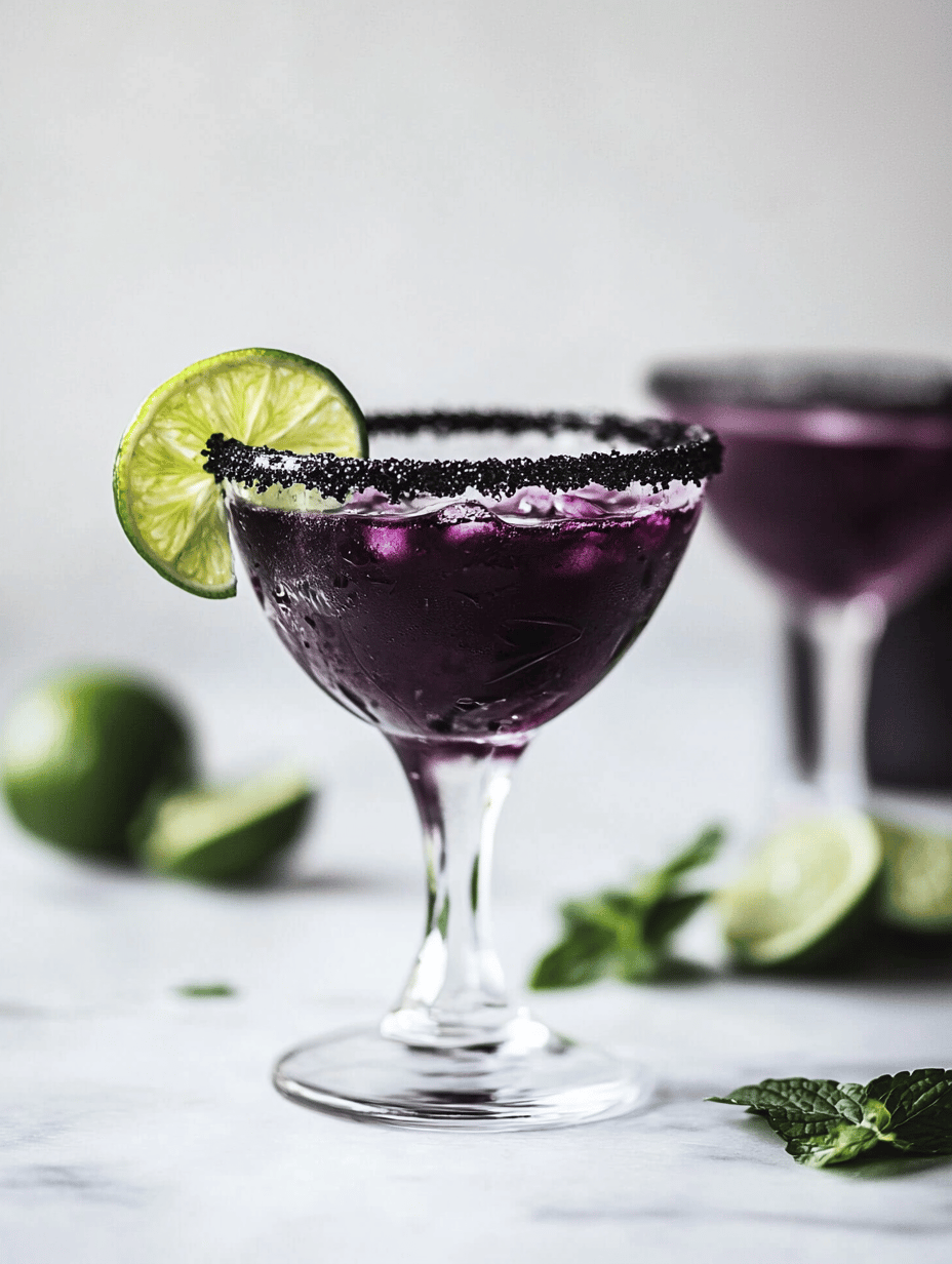 Enchanting Black Magic Margarita for Halloween
