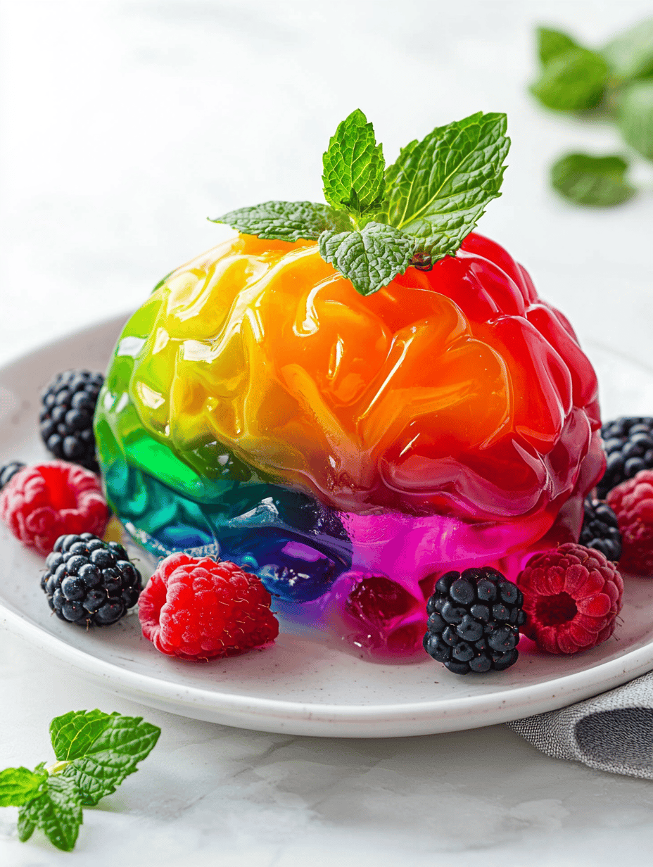 Spooky Brain Jello Mold: A Ghoulish Twist on Classic Dessert