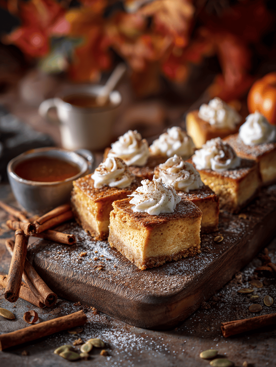 Pumpkin Cheesecake Bars: A Cozy Fall Indulgence with a Twist