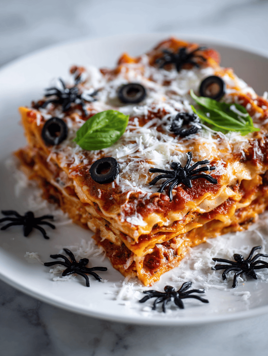 Halloween Lasagna: A Spooky Twist on Comfort Food