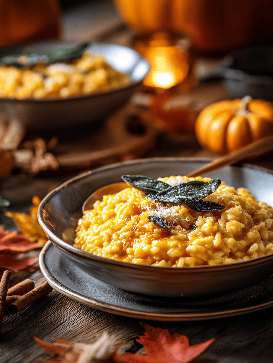 A Cozy Spin on Pumpkin Risotto: Embracing Autumn’s Heart in Every Bite
