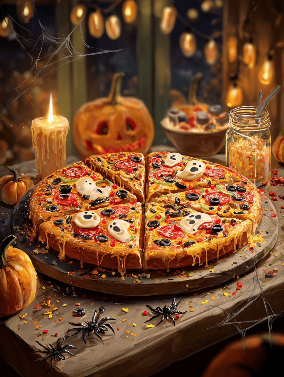 Spooky Fun with Halloween Pizza: A Playful Twist on Classic Comfort