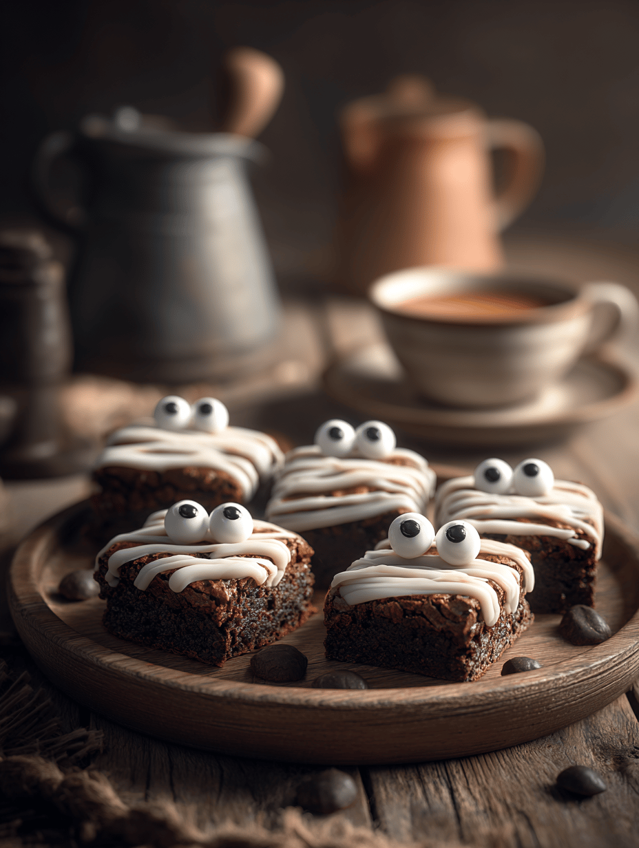 Mummy Brownies: A Nostalgic Twist on Classic Comforts