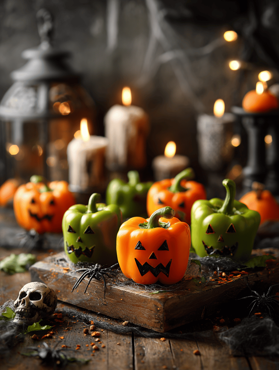 Spooky Stuffed Peppers: A Halloween-Inspired Snack with a Twist
