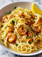 Shrimp Butter Sauce Pasta Recipe