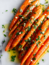 Garlic Butter Roasted Carrots Recipe