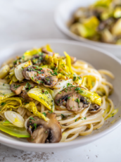 Leek And Mushroom Pasta Recipe