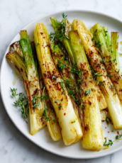 Roasted Leeks With Olive Oil Recipe