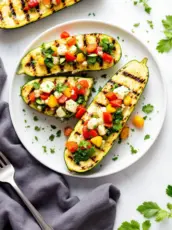 Grilled Zucchini Boats